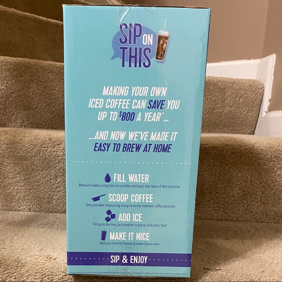 Mr. Coffee Iced Coffee Maker Reusable Tumbler NEW - Picture 4 of 11